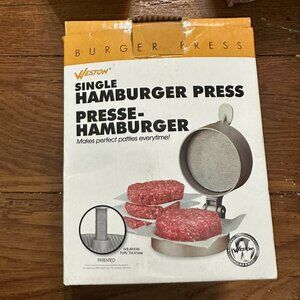 Weston single hamburger press